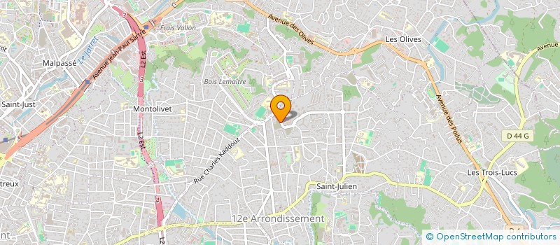 localisation de l'entreprise MONSIEUR HUGO DARAUX à MARSEILLE