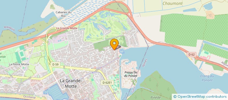 localisation de l'entreprise MONSIEUR HUGO DARIES  LA GRANDE-MOTTE