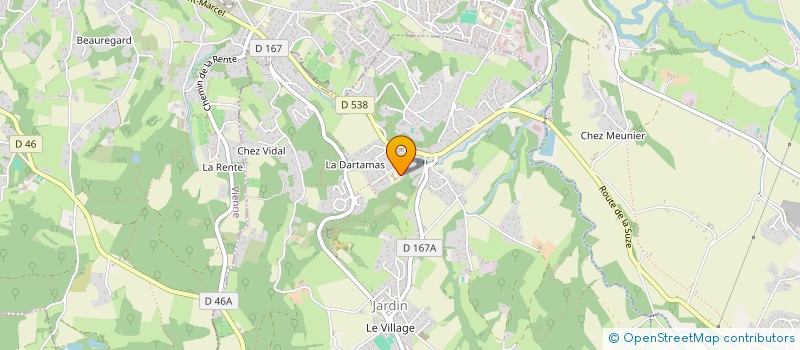 localisation de l'entreprise MONSIEUR HUGO DARU  JARDIN