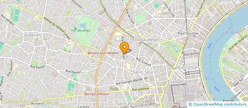 localisation de l'entreprise MONSIEUR HUGO DASSAS  BORDEAUX