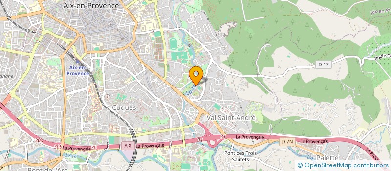 localisation de l'entreprise MONSIEUR HUGO DAUMALIN à AIX-EN-PROVENCE