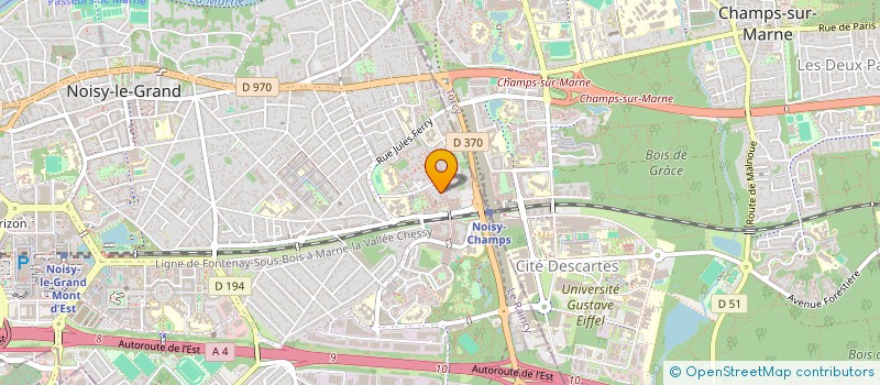 localisation de l'entreprise MONSIEUR HUGO DAVIGNON  NOISY-LE-GRAND