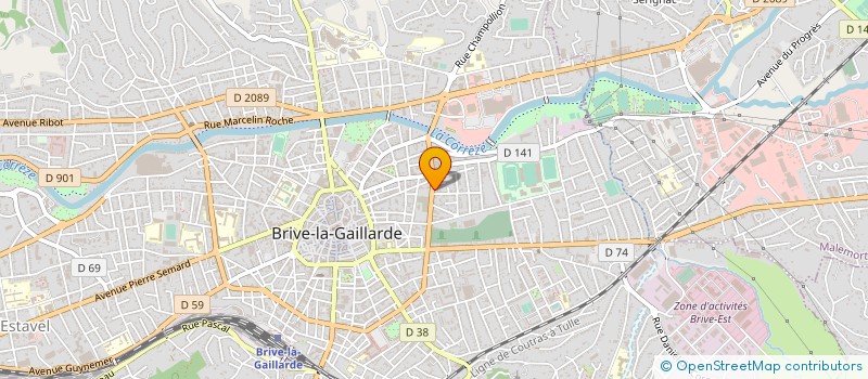 localisation de l'entreprise MONSIEUR HUGO DE ALMEIDA à BRIVE-LA-GAILLARDE