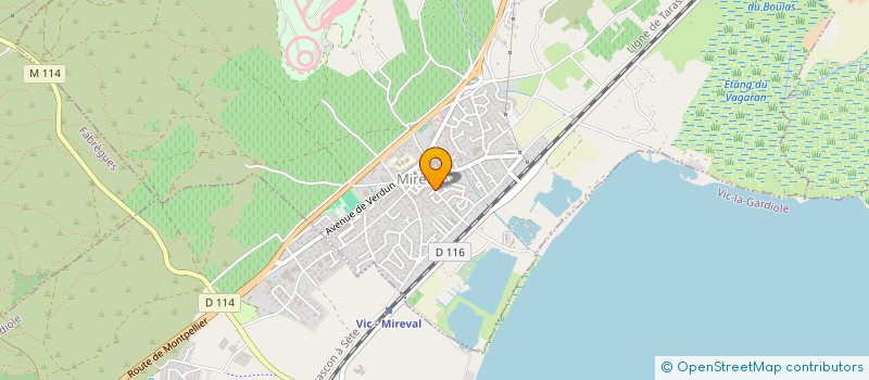 localisation de l'entreprise MONSIEUR HUGO DE BASTOS SOUSA à FRONTIGNAN