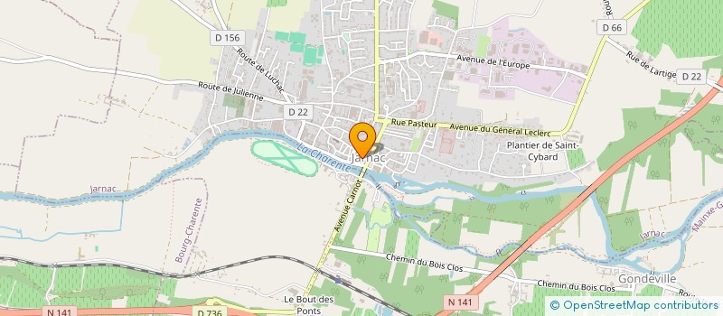 localisation de l'entreprise MONSIEUR HUGO DE BROU DE LAURIERE à MERIGNAC