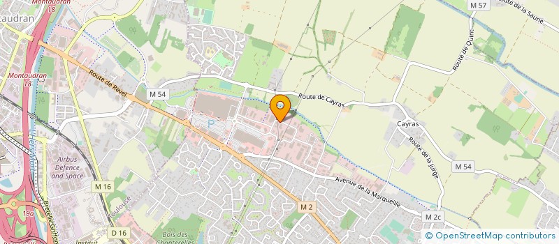 localisation de l'entreprise MONSIEUR HUGO DE DIOS LLEBANO  SAINT-ORENS-DE-GAMEVILLE