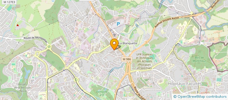 localisation de l'entreprise MONSIEUR HUGO DE GREGORIO à MONTPELLIER