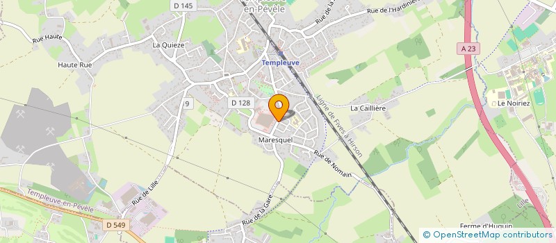 localisation de l'entreprise MONSIEUR HUGO DE JONCKHEERE  TEMPLEUVE-EN-PEVELE