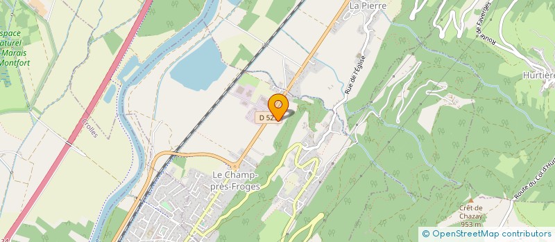 localisation de l'entreprise MONSIEUR HUGO DE LEMOS  LE CHAMP-PRES-FROGES