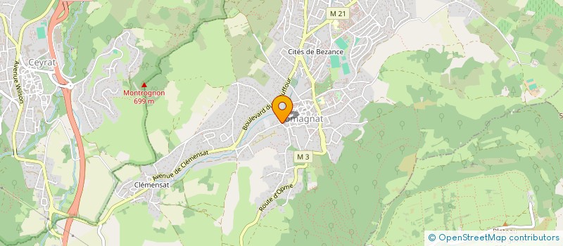 localisation de l'entreprise MONSIEUR HUGO DE OLIVEIRA  ROMAGNAT