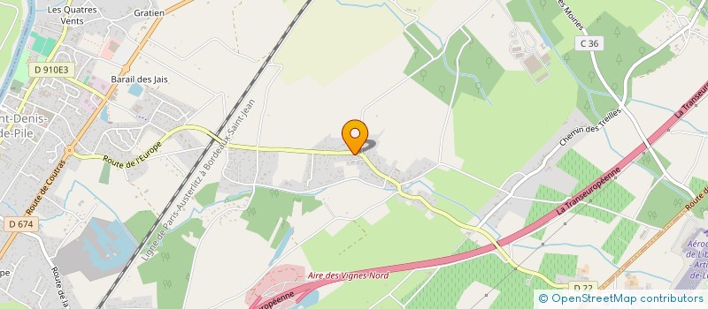 localisation de l'entreprise MONSIEUR HUGO DE OLIVEIRA MARTINS  SAINT-DENIS-DE-PILE