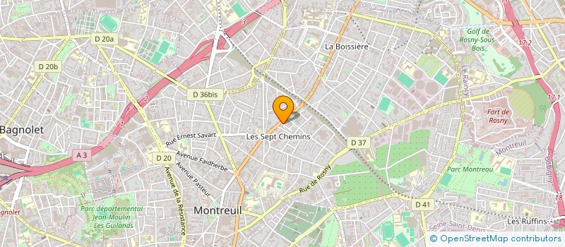 localisation de l'entreprise MONSIEUR HUGO DE SOUSA à MONTREUIL