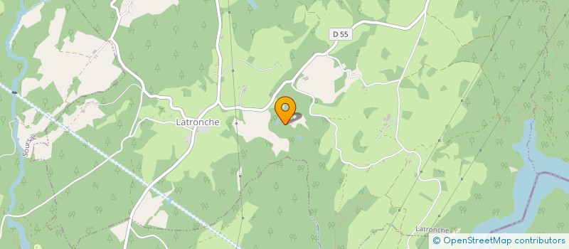 localisation de l'entreprise MONSIEUR HUGO DE TOLLENAERE  LATRONCHE