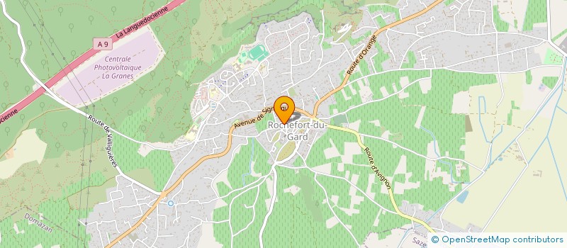 localisation de l'entreprise MONSIEUR HUGO DEBEAUQUENNE  ROCHEFORT-DU-GARD