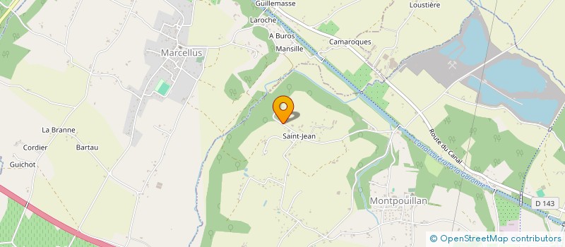 localisation de l'entreprise MONSIEUR HUGO DECAUX  MONTPOUILLAN