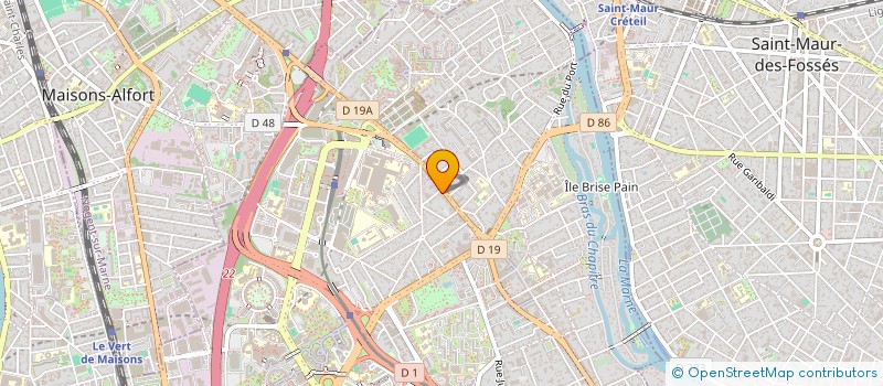 localisation de l'entreprise MONSIEUR HUGO DECOUST  CRETEIL