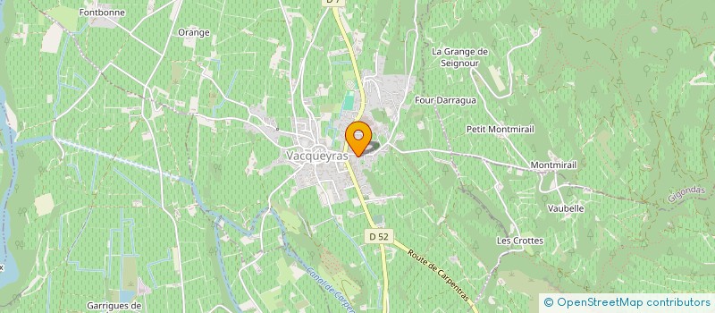 localisation de l'entreprise MONSIEUR HUGO DECUYPER  VACQUEYRAS