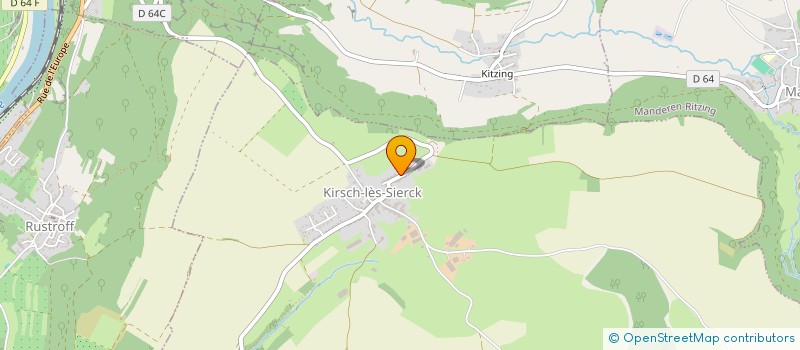 localisation de l'entreprise MONSIEUR HUGO DEGENEVE  KIRSCH-LES-SIERCK