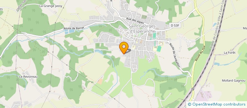 localisation de l'entreprise MONSIEUR HUGO DELACOUR  SAINT-GEORGES-D'ESPERANCHE