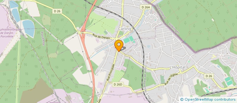 localisation de l'entreprise MONSIEUR HUGO DELACOUR  CARLING