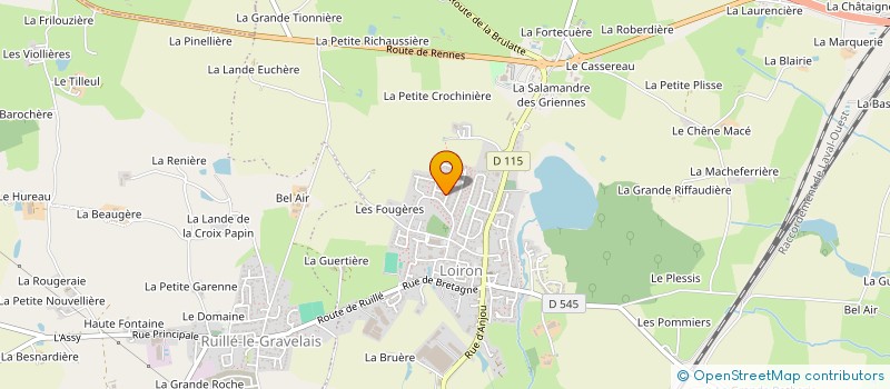 localisation de l'entreprise MONSIEUR HUGO DELAHAYE  LOIRON-RUILLE