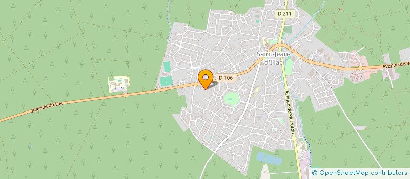 localisation de l'entreprise MONSIEUR HUGO DELANNEL  SAINT-JEAN-D'ILLAC