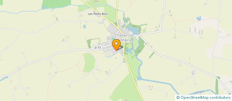 localisation de l'entreprise MONSIEUR HUGO DELAUNAY  CHALLAIN-LA-POTHERIE