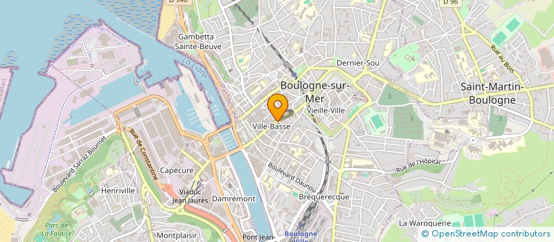 localisation de l'entreprise MONSIEUR HUGO DELCLOQUE à BOULOGNE-SUR-MER