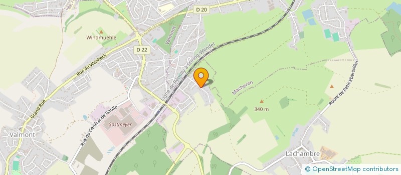 localisation de l'entreprise MONSIEUR HUGO DELLA-NEGRA  LACHAMBRE