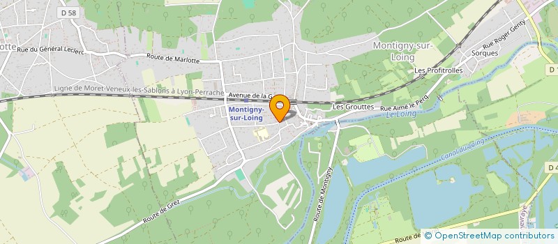 localisation de l'entreprise MONSIEUR HUGO DENIAU  MONTIGNY-SUR-LOING