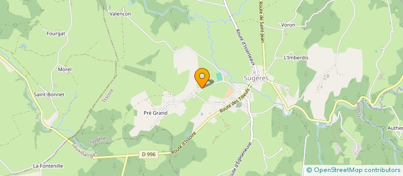 localisation de l'entreprise MONSIEUR HUGO DEPERT  SUGERES