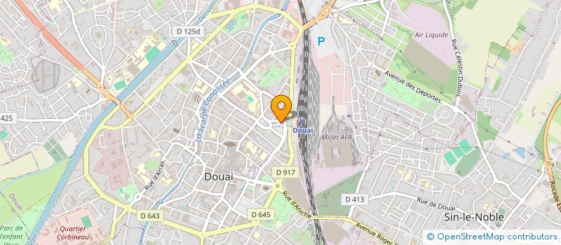 localisation de l'entreprise MONSIEUR HUGO DEREEPER à DOUAI