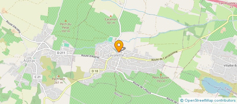 localisation de l'entreprise MONSIEUR HUGO DERRAMOND  LAVALETTE