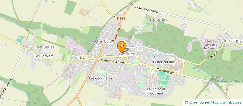 localisation de l'entreprise MONSIEUR HUGO DESBIENS à LIMOURS