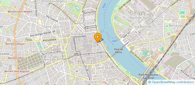 localisation de l'entreprise MONSIEUR HUGO DESPLANS  BORDEAUX