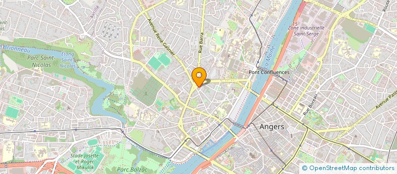 localisation de l'entreprise MONSIEUR HUGO DESSARD à ANGERS