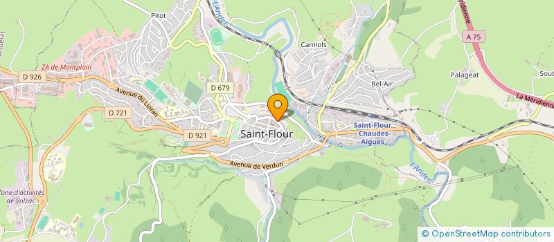 localisation de l'entreprise MONSIEUR HUGO DEVILLERS à SAINT-FLOUR