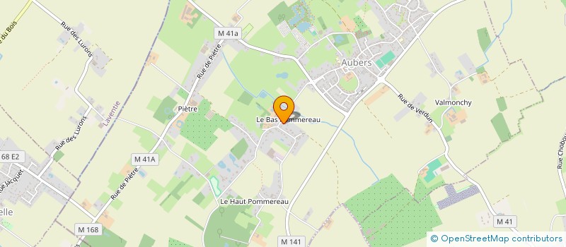 localisation de l'entreprise MONSIEUR HUGO DEVISMES à AUBERS