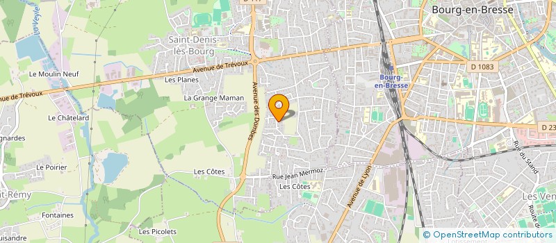 localisation de l'entreprise MONSIEUR HUGO DEVOCELLE à SAINT-DENIS-LES-BOURG