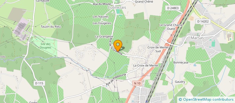 localisation de l'entreprise MONSIEUR HUGO DHULLU à CUBNEZAIS