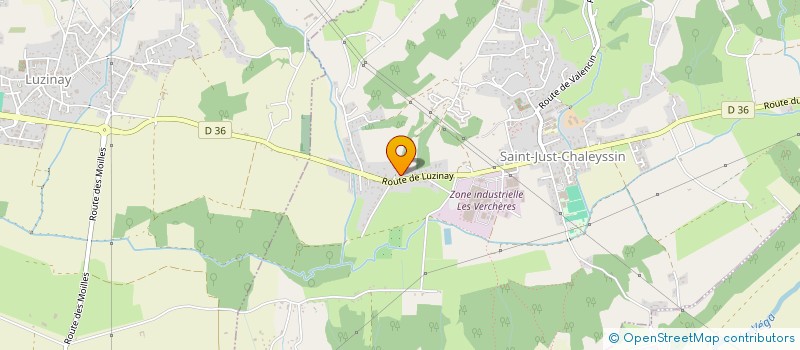 localisation de l'entreprise MONSIEUR HUGO DI GREGORIO  SAINT-JUST-CHALEYSSIN