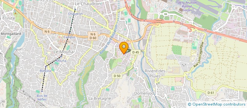 localisation de l'entreprise MONSIEUR HUGO DIEUDONNE  SAINT-DENIS