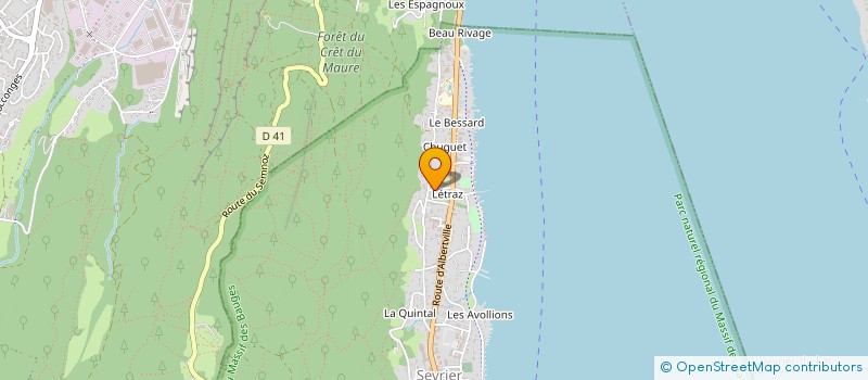 localisation de l'entreprise MONSIEUR HUGO DINGEON à SEVRIER