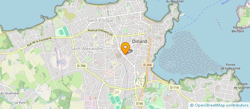 localisation de l'entreprise MONSIEUR HUGO DIOT  SAINT-BRIAC-SUR-MER