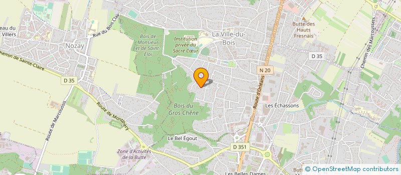 localisation de l'entreprise MONSIEUR HUGO DOS SANTOS COTAS à LA VILLE-DU-BOIS