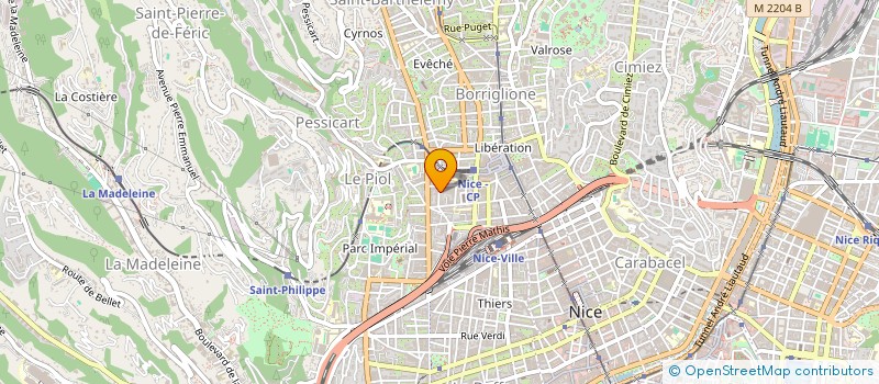 localisation de l'entreprise MONSIEUR HUGO DOS SANTOS JUVENCIO à NICE