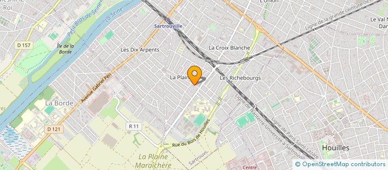 localisation de l'entreprise MONSIEUR HUGO DOS SANTOS MENDES  SARTROUVILLE