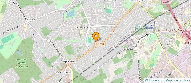 localisation de l'entreprise MONSIEUR HUGO DOSSAT à PESSAC
