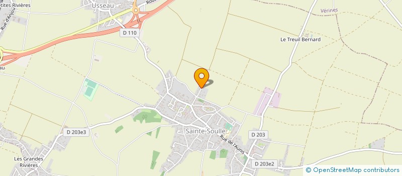 localisation de l'entreprise MONSIEUR HUGO DROUIN  SAINTE-SOULLE