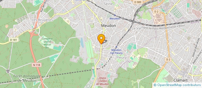 localisation de l'entreprise MONSIEUR HUGO DUBIN à MEUDON